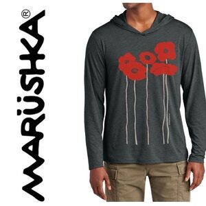 NWOT Marüshka unisex poppy hoodie